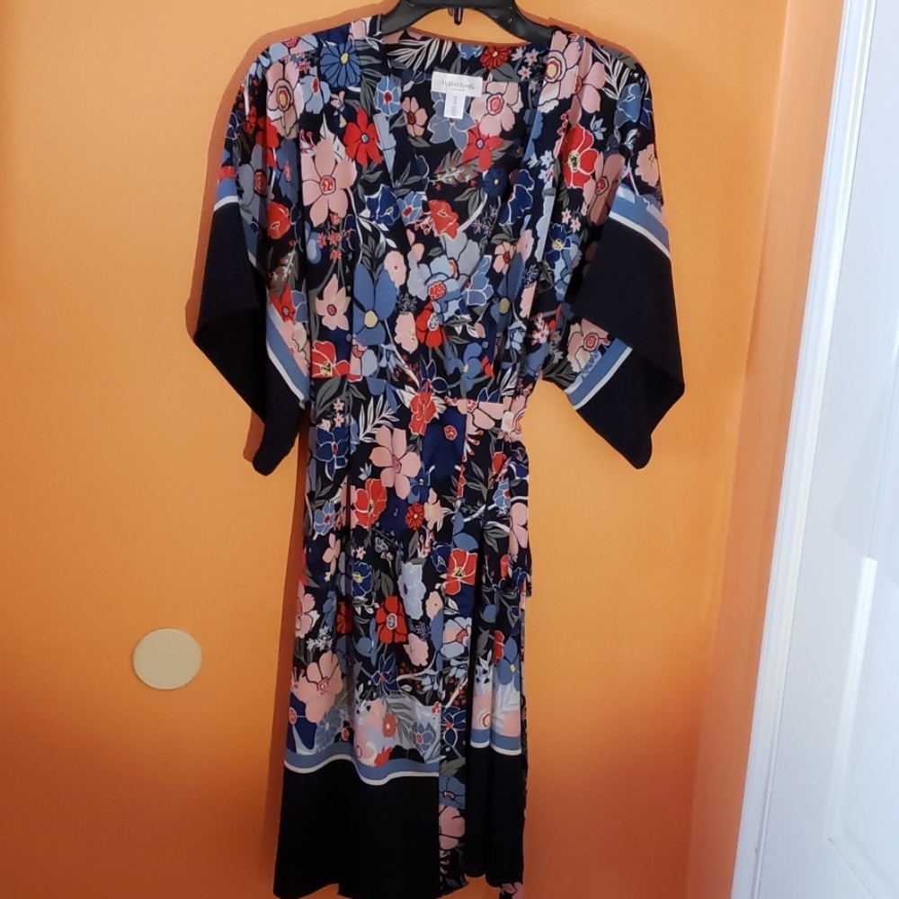 Motherhood Maternity Dress Kimono Style